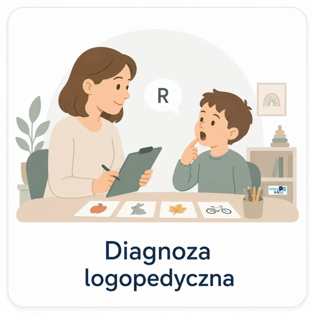 Diagnoza logopedyczna dziecka podczas spotkania z logopedą w Gabinecie ArtykulAAcja na Ursynowie