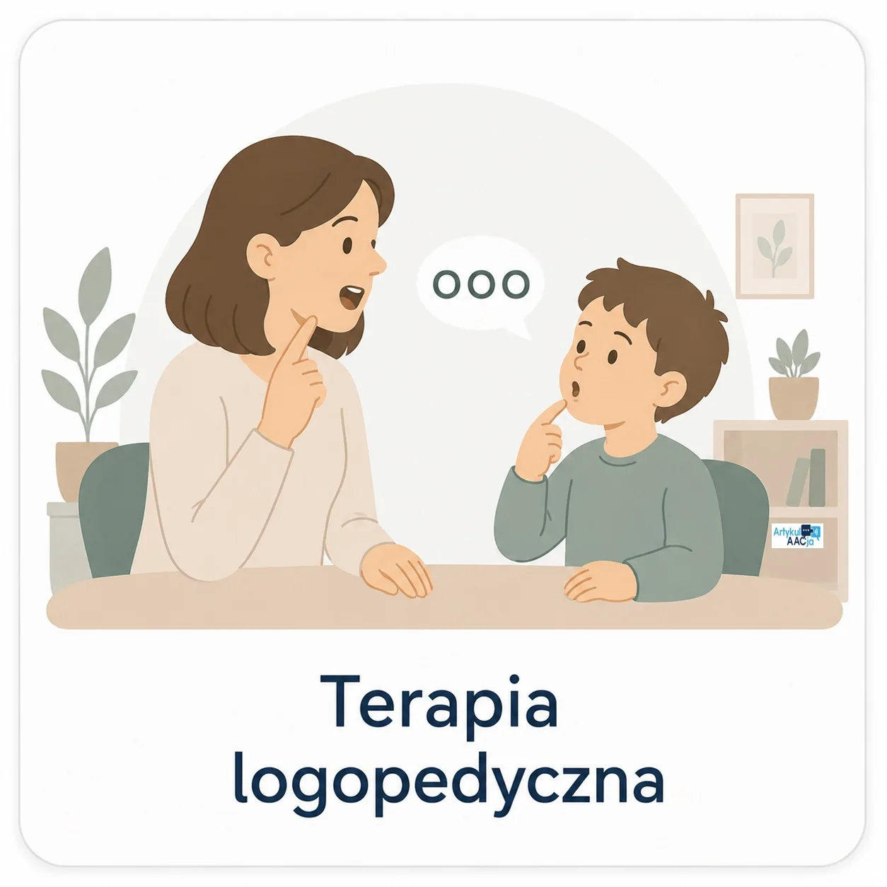 Terapia logopedyczna dziecka podczas zajęć z logopedą w Gabinecie ArtykulAAcja na Ursynowie
